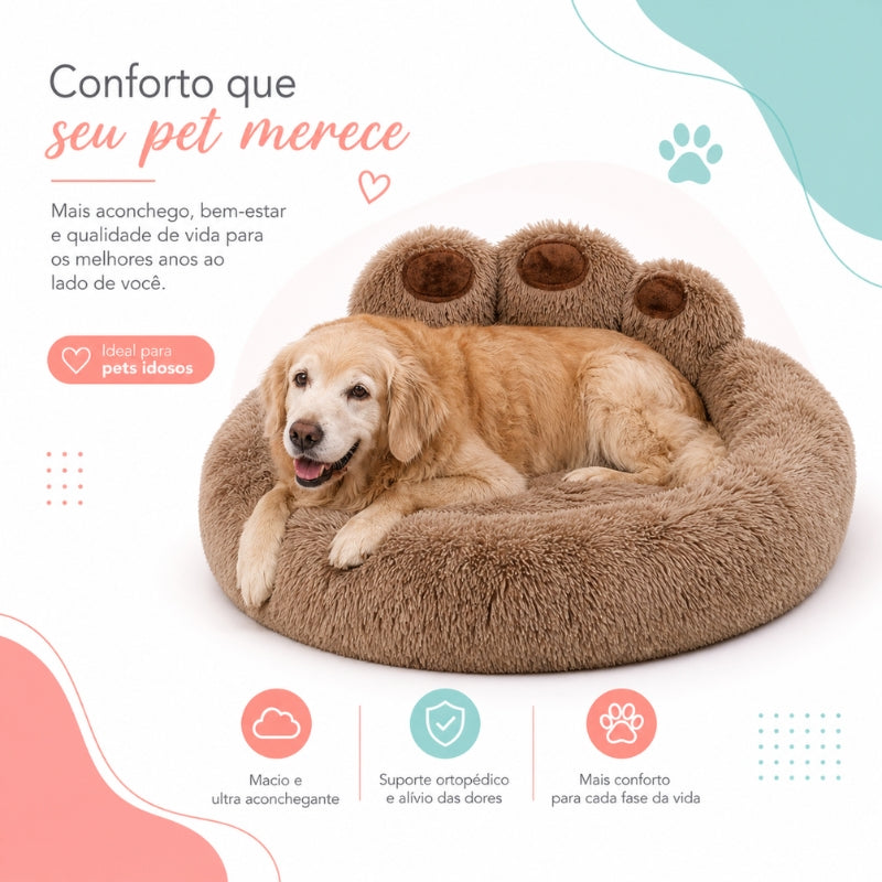 Cama PataCare Ortopédica Antialérgica para Cães e Gatos