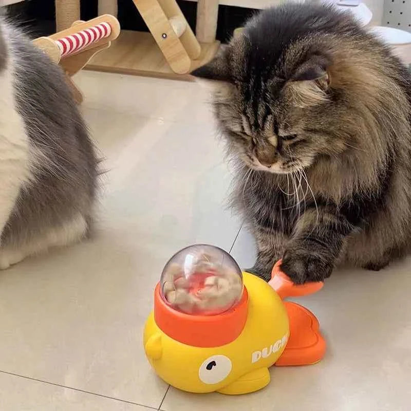 PatoPlay Brinquedo Interativo com Ração para Pets
