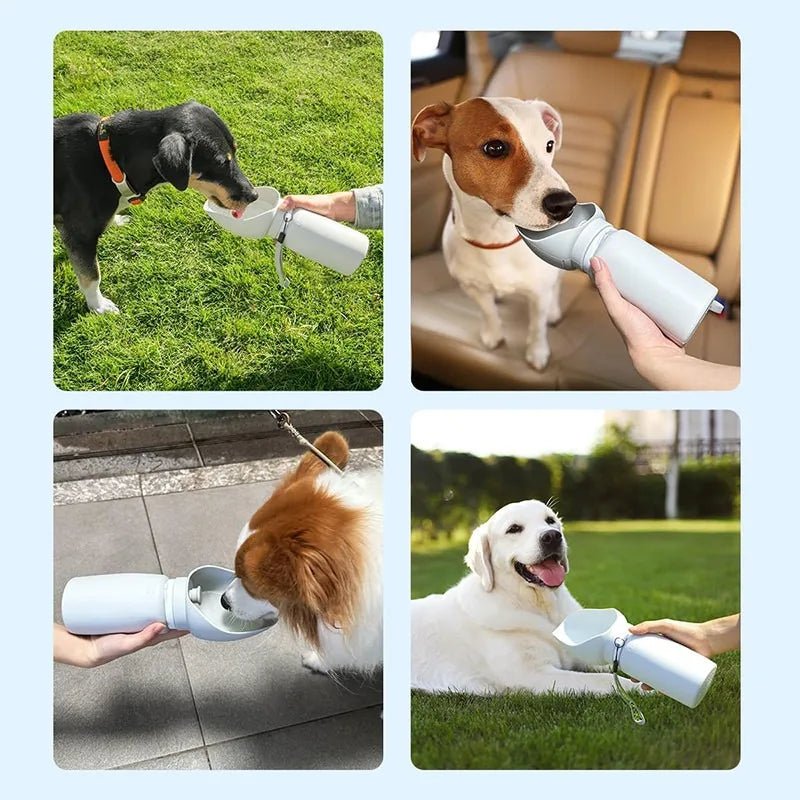 HydroPet Flex: Garrafa Dobrável Portátil 550ml para Pets - Amor PetShop
