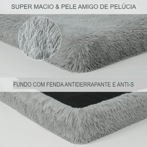 PlushConfort Ortho: Cama Ortopédica para Cães e Gatos Ultra Macia - Almofada Acalmante Removível - Amor PetShop