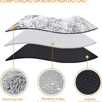 PlushConfort Ortho: Cama Ortopédica para Cães e Gatos Ultra Macia - Almofada Acalmante Removível - Amor PetShop