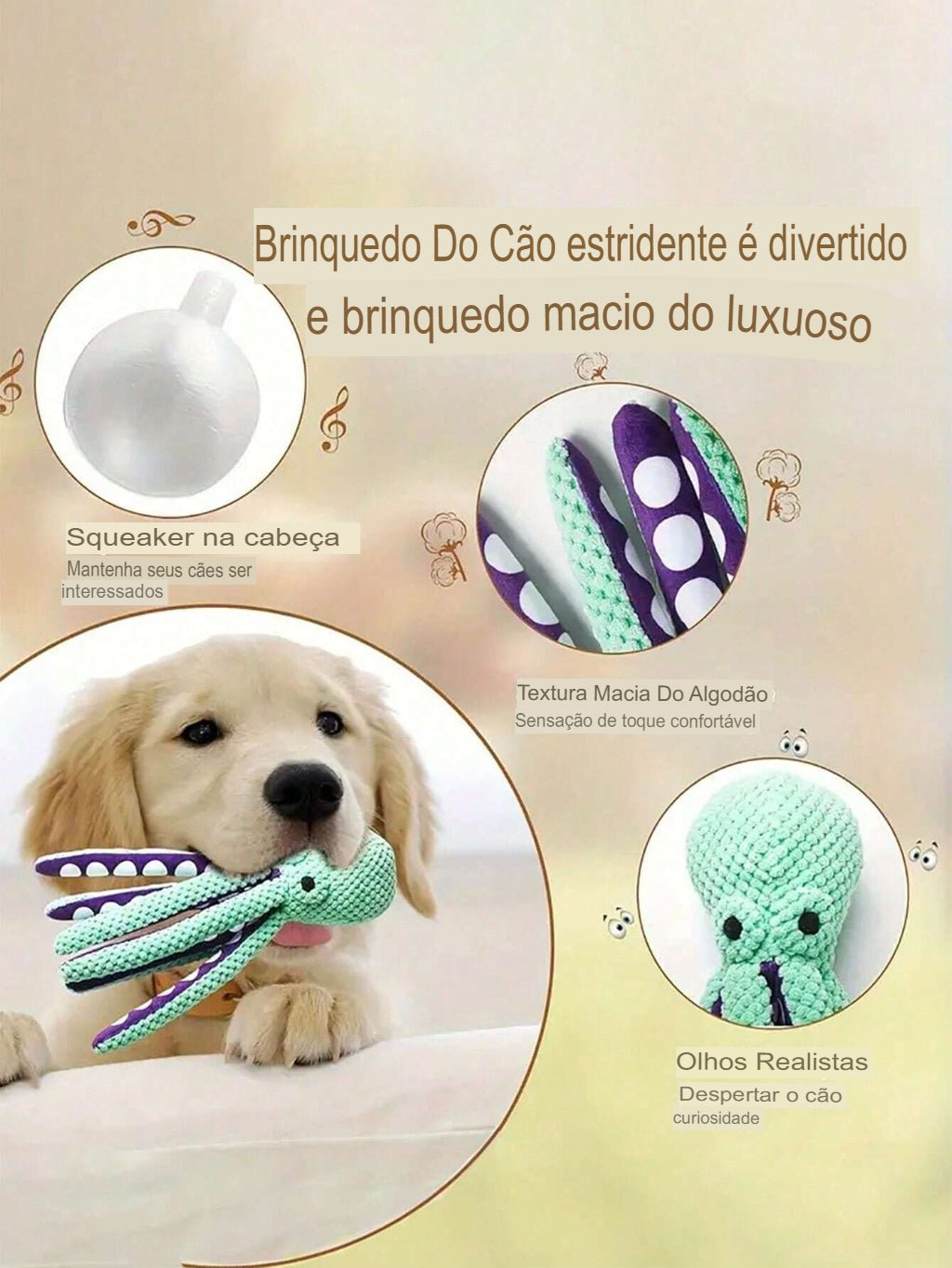 Polvo Brincalhão Amigo do seu Pet - Amor PetShop