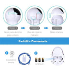 Alimentador HELLOPET® Programável Inteligente com Comando de Voz - Amor PetShop