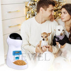 Alimentador HELLOPET® Programável Inteligente com Comando de Voz - Amor PetShop