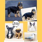 Almofada 3D Personalizada Amo Meu Pet - Amor PetShop