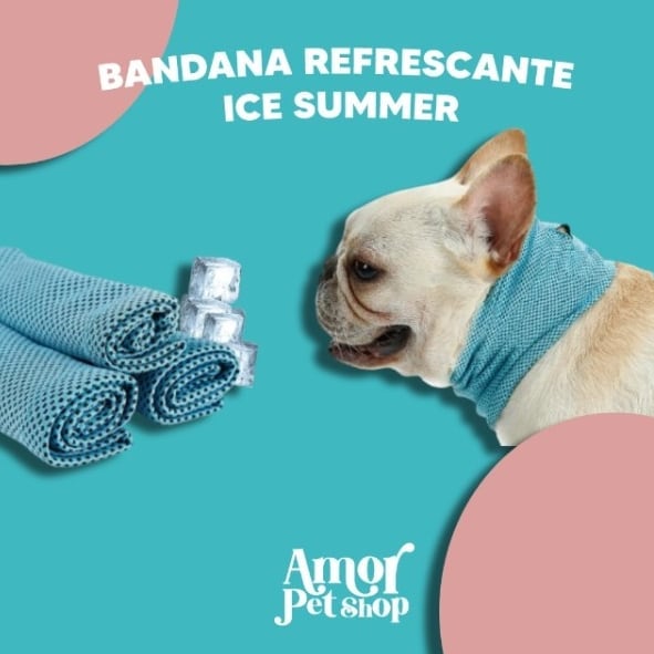 Bandana Refrescante Ice Summer - Amor PetShop