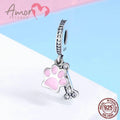 Berloque Pingente Sofisticado MEU PET AMIGO, Prata 925 Original - Amor PetShop
