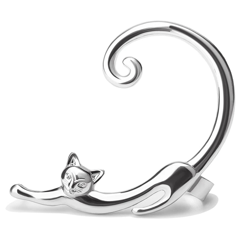 Brinco Vintage Gatinho Manhoso - Amor PetShop