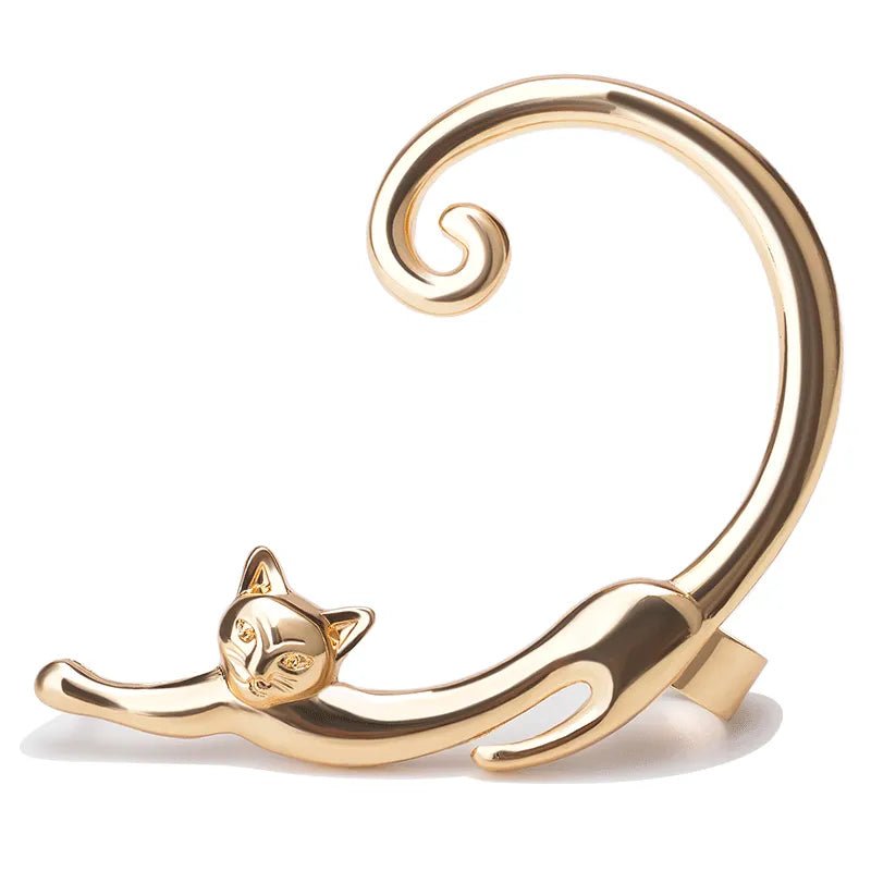Brinco Vintage Gatinho Manhoso - Amor PetShop
