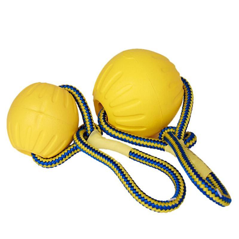 Brinquedo Bola e Corda para Treinamento de Cães - Amor PetShop