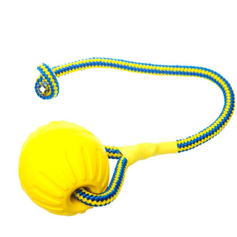 Brinquedo Bola e Corda para Treinamento de Cães - Amor PetShop