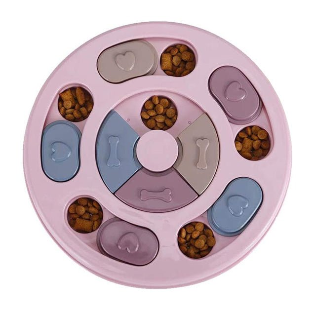 Brinquedo Educativo EDUCADOG Quebra-cabeça e Alimentador Lento - Amor PetShop