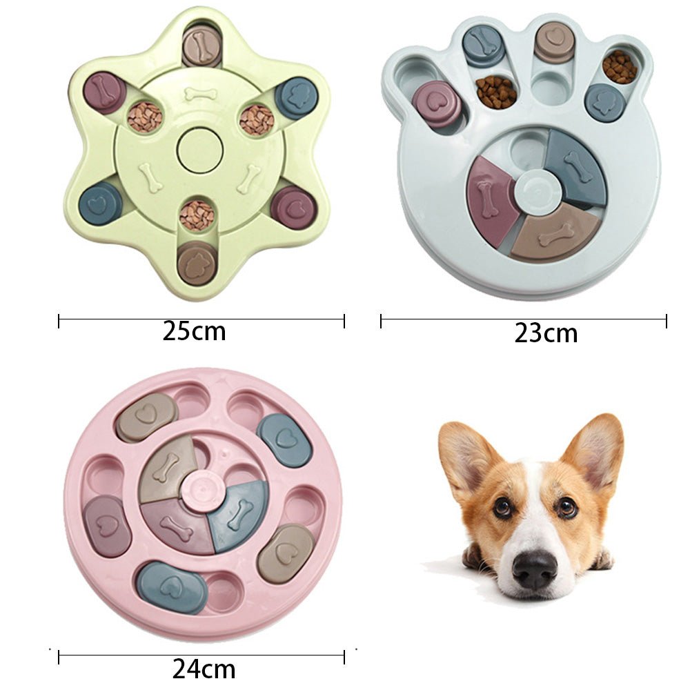 Brinquedo Educativo EDUCADOG Quebra-cabeça e Alimentador Lento - Amor PetShop