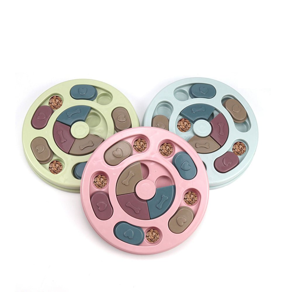 Brinquedo Educativo EDUCADOG Quebra-cabeça e Alimentador Lento - Amor PetShop