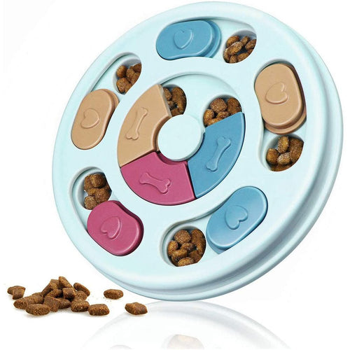 Brinquedo Educativo EDUCADOG Quebra-cabeça e Alimentador Lento - Amor PetShop