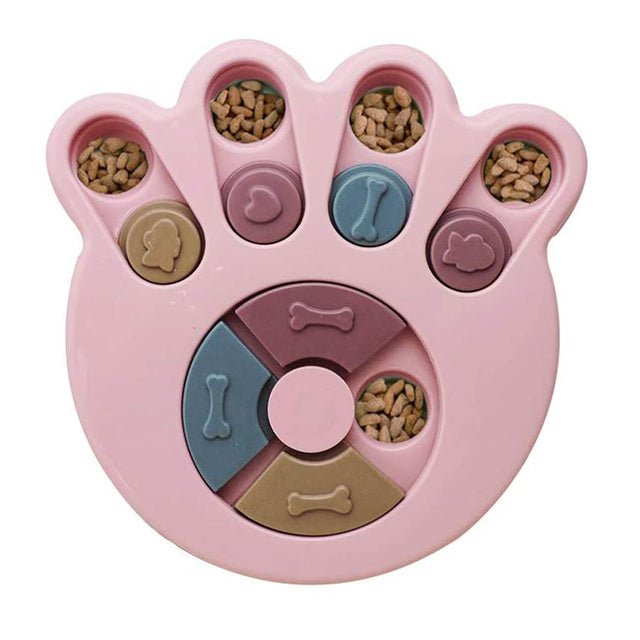 Brinquedo Educativo EDUCADOG Quebra-cabeça e Alimentador Lento - Amor PetShop