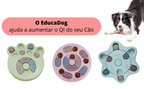 Brinquedo Educativo EDUCADOG Quebra-cabeça e Alimentador Lento - Amor PetShop