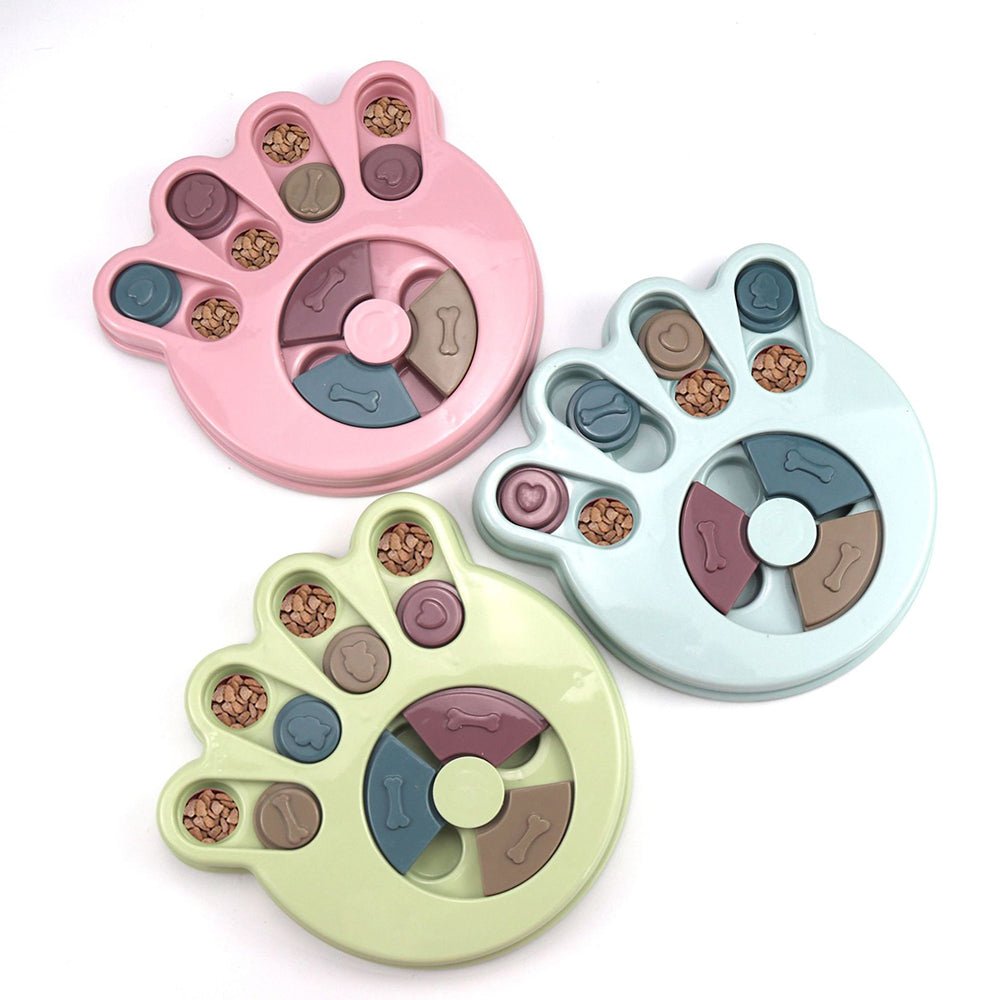 Brinquedo Educativo EDUCADOG Quebra-cabeça e Alimentador Lento - Amor PetShop