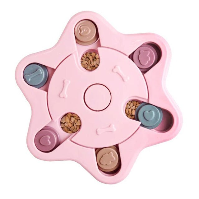Brinquedo Educativo EDUCADOG Quebra-cabeça e Alimentador Lento - Amor PetShop
