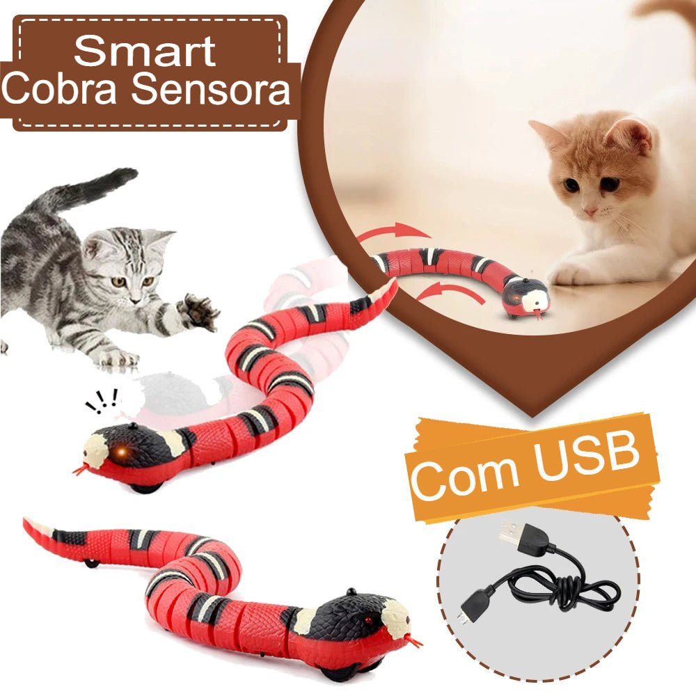 Brinquedos Inteligentes Cobra Divertida - Amor PetShop