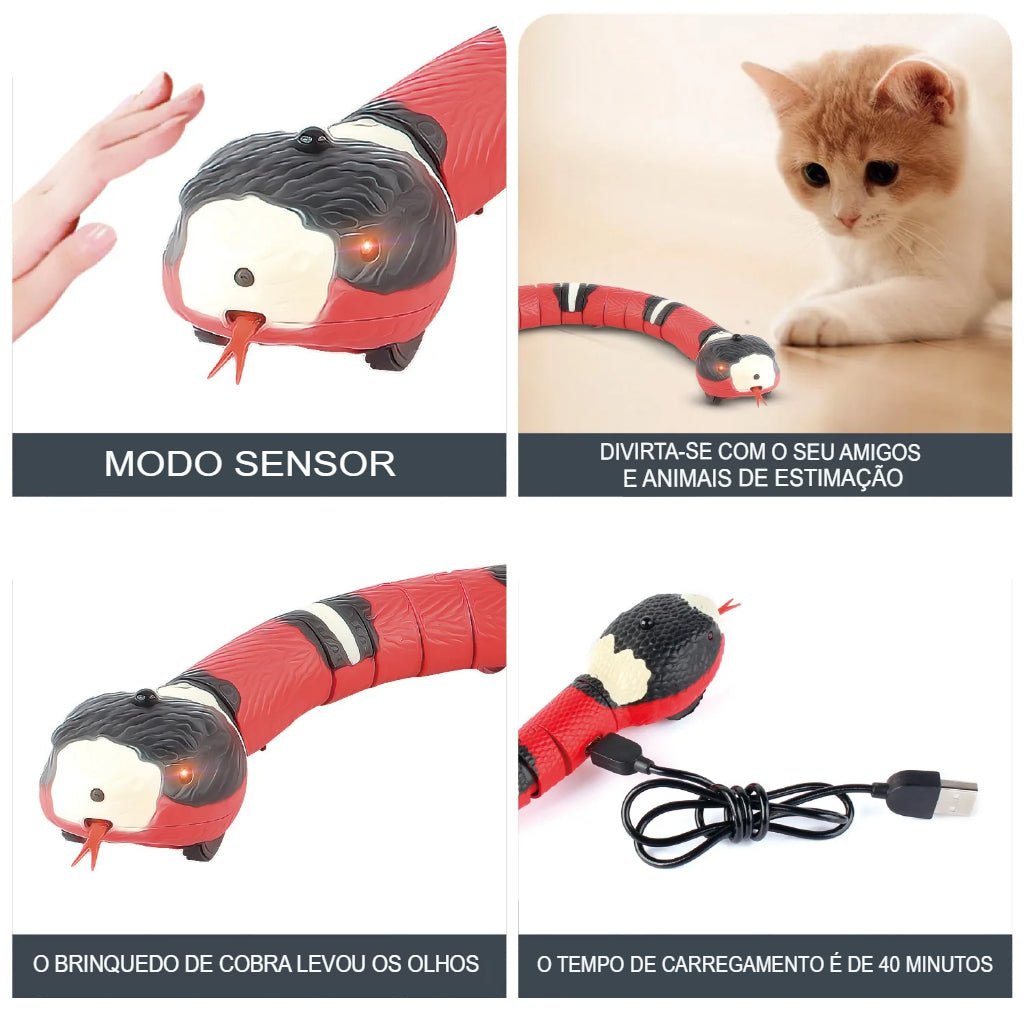Brinquedos Inteligentes Cobra Divertida - Amor PetShop
