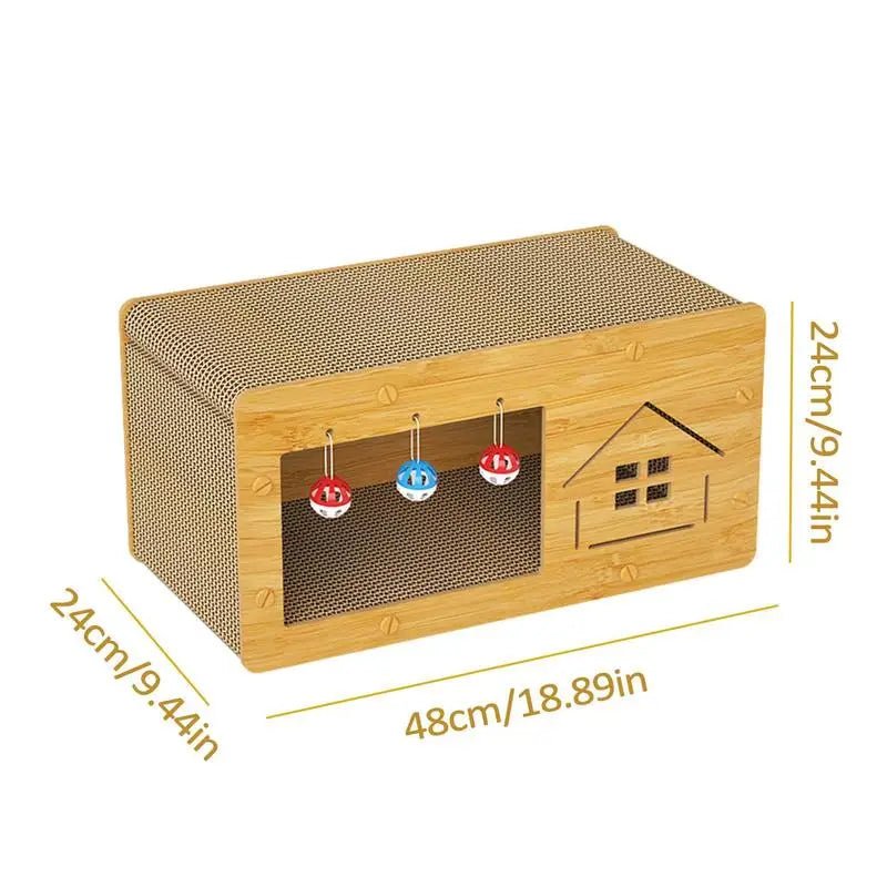 Caixa de Arranhar Cat Scratcher Box - Amor PetShop