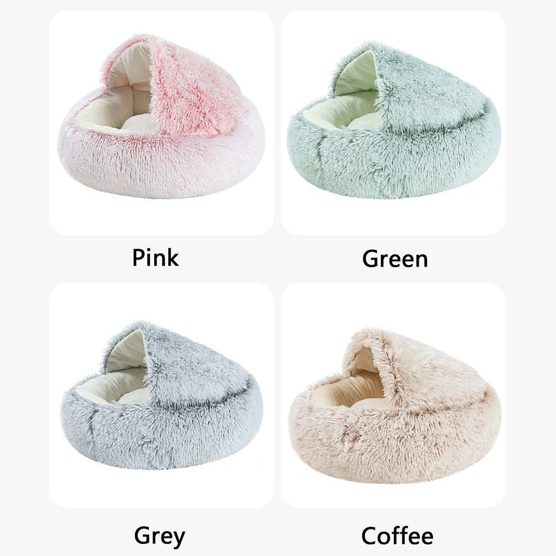 Cama Anti-Estresse Algodão Doce para Gatos - Amor PetShop