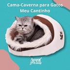 Cama-Caverna para Gatos Meu Cantinho - Amor PetShop