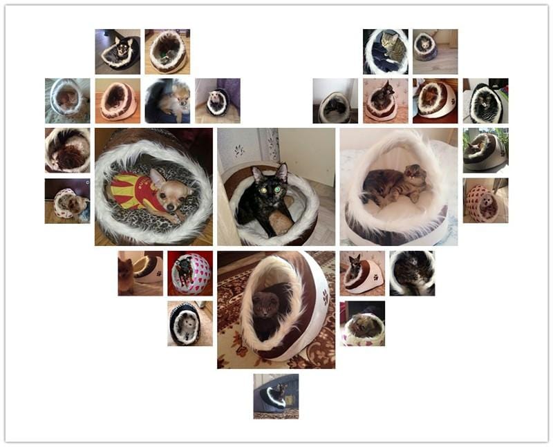 Cama-Caverna para Gatos Meu Cantinho - Amor PetShop