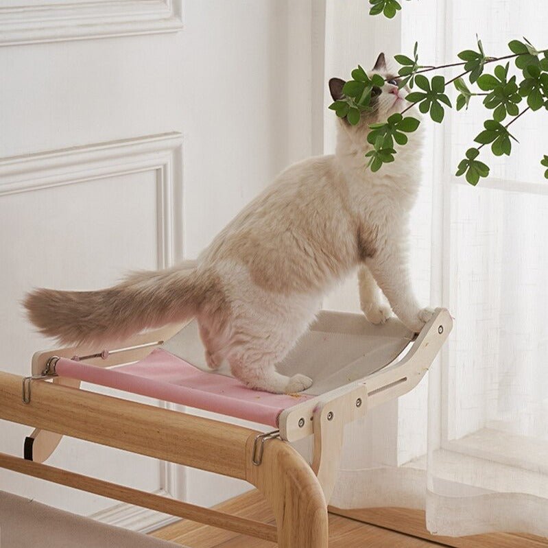 Cama Felina Flutuante - Rede Suspensa com Cama Removível e Lavável - Amor PetShop