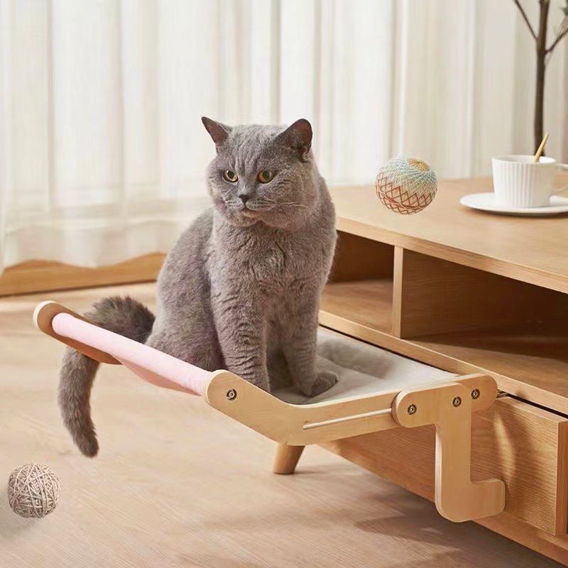 Cama Felina Flutuante - Rede Suspensa com Cama Removível e Lavável - Amor PetShop