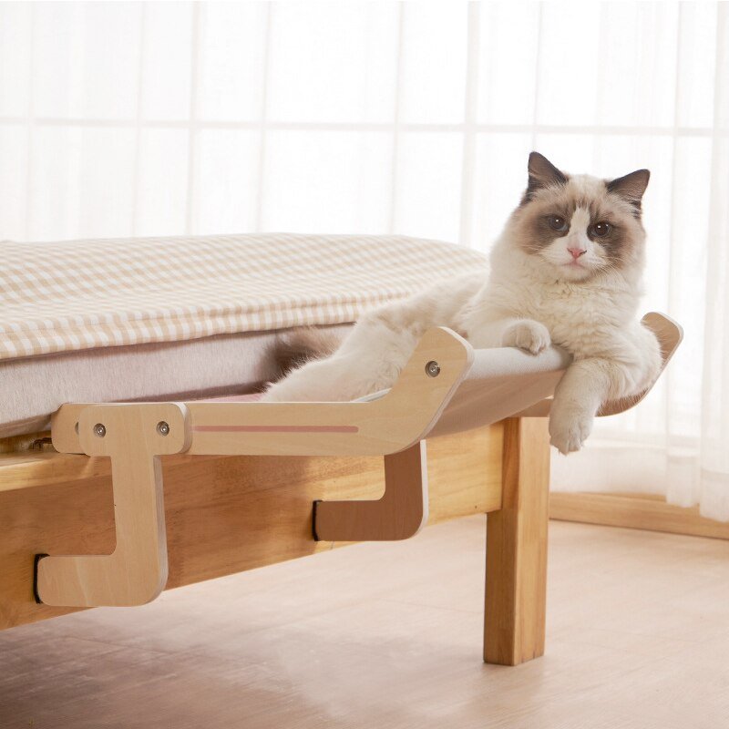 Cama Felina Flutuante - Rede Suspensa com Cama Removível e Lavável - Amor PetShop