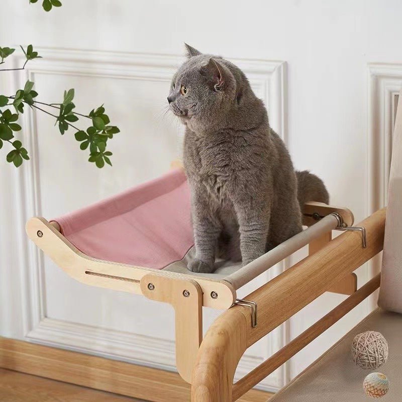 Cama Felina Flutuante - Rede Suspensa com Cama Removível e Lavável - Amor PetShop