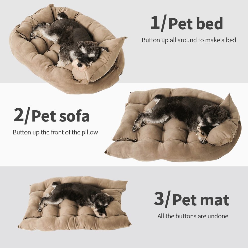 Cama Sofá para Cães e Gatos CONFORTPLUS 3 em 1 - Amor PetShop
