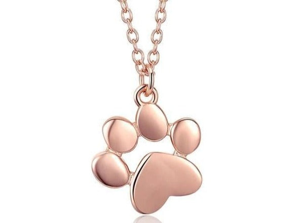 Colar com Pingete PATAS DO AMOR, Prata 925 Original - Amor PetShop