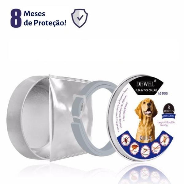 Coleira Anti Pulgas Longa Proteção - Amor PetShop