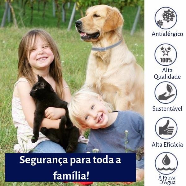 Coleira Anti Pulgas Longa Proteção - Amor PetShop