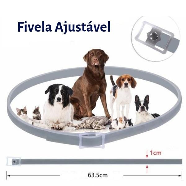 Coleira Anti Pulgas Longa Proteção - Amor PetShop