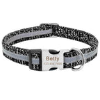 Coleira Personalizável Scooby - com Faixa Refletiva - Amor PetShop