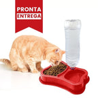 Comedouro Duplo Anti-Formiga HUNGRY PET - Amor PetShop