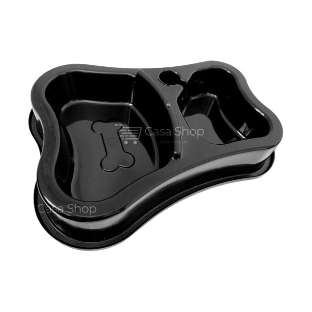 Comedouro Duplo Anti-Formiga HUNGRY PET - Amor PetShop