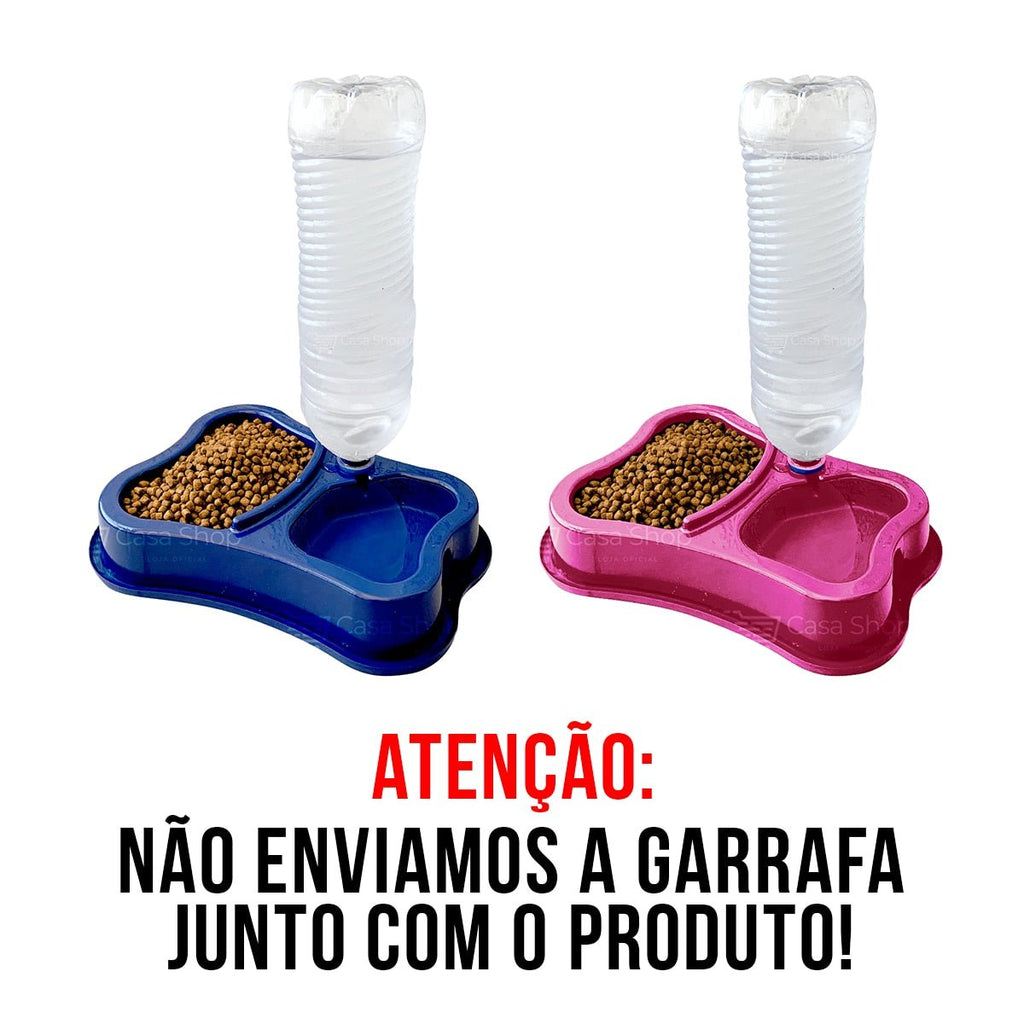 Comedouro Duplo Anti-Formiga HUNGRY PET - Amor PetShop