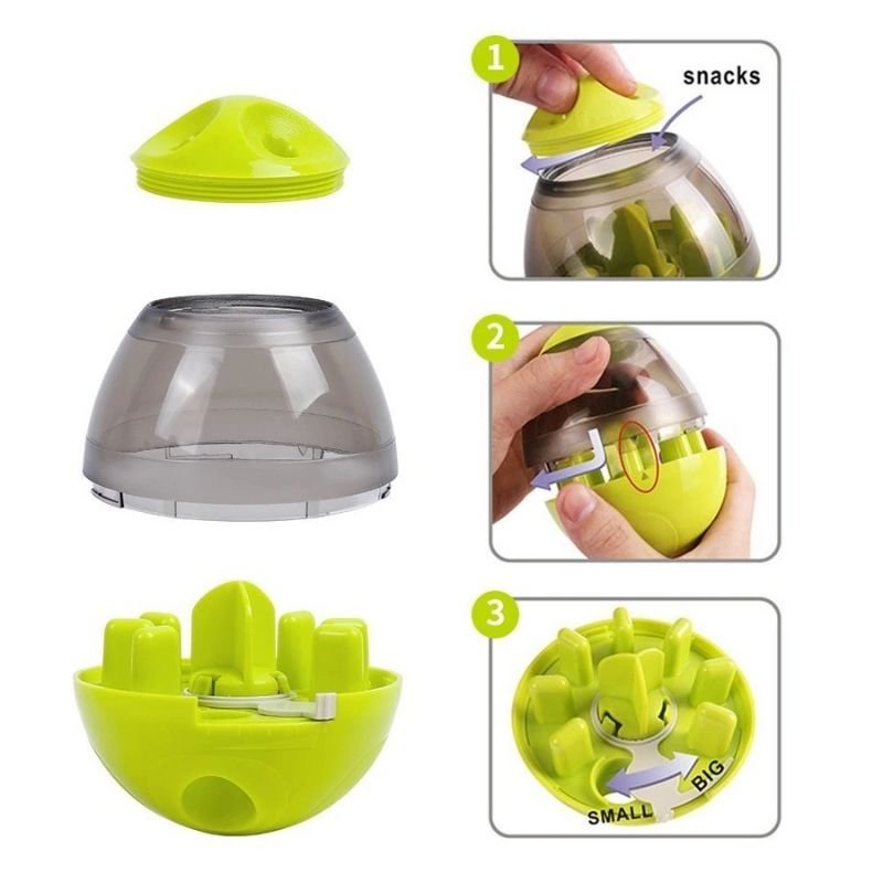 Comedouro Interativo CRAZY LOOP para Cachorro e Gatos - Amor PetShop