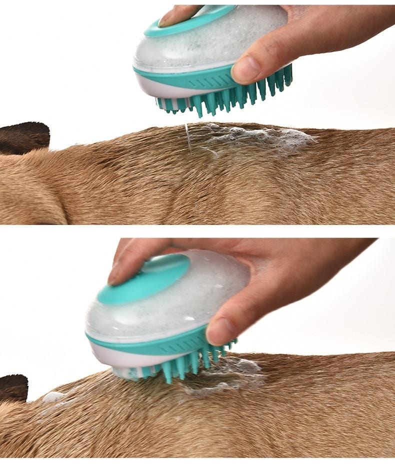 Escova de Banho Massageadora ILOVPET - Amor PetShop