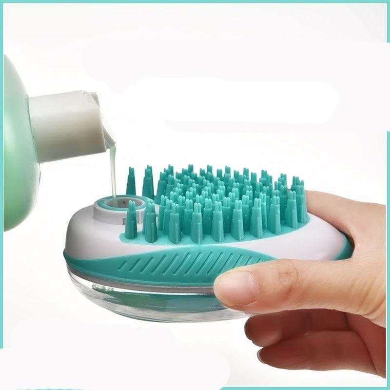 Escova de Banho Massageadora ILOVPET - Amor PetShop