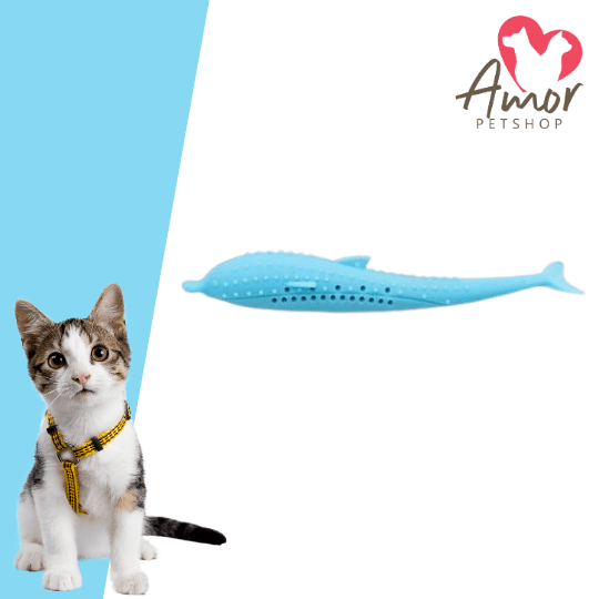 Escova de dentes Autolimpante para Gatos DOLPHIN - Amor PetShop