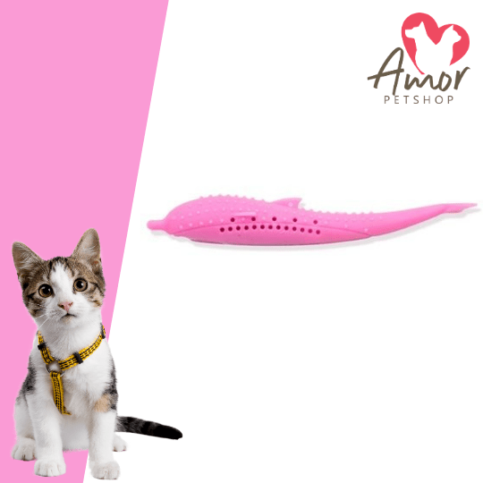 Escova de dentes Autolimpante para Gatos DOLPHIN - Amor PetShop
