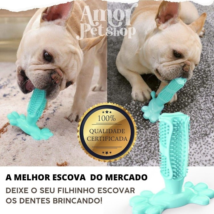 Escova de Dentes para Cães CLEANTEETH - Amor PetShop