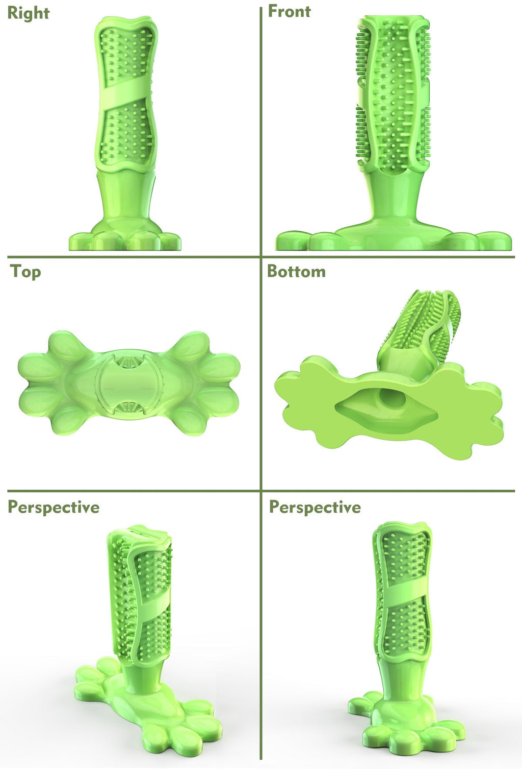 Escova de Dentes para Cães CLEANTEETH - Amor PetShop