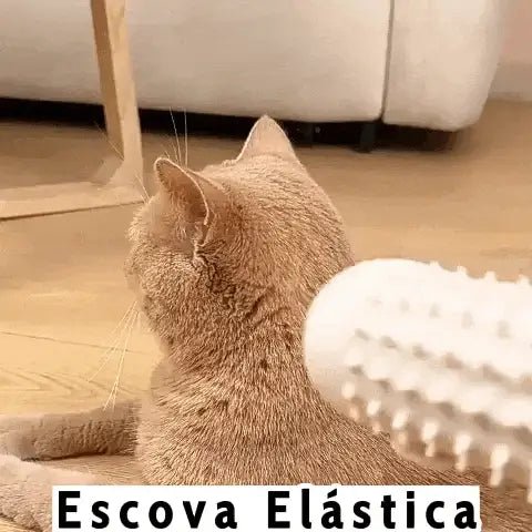 Escova Elástica Massageadora Rubbing - Amor PetShop